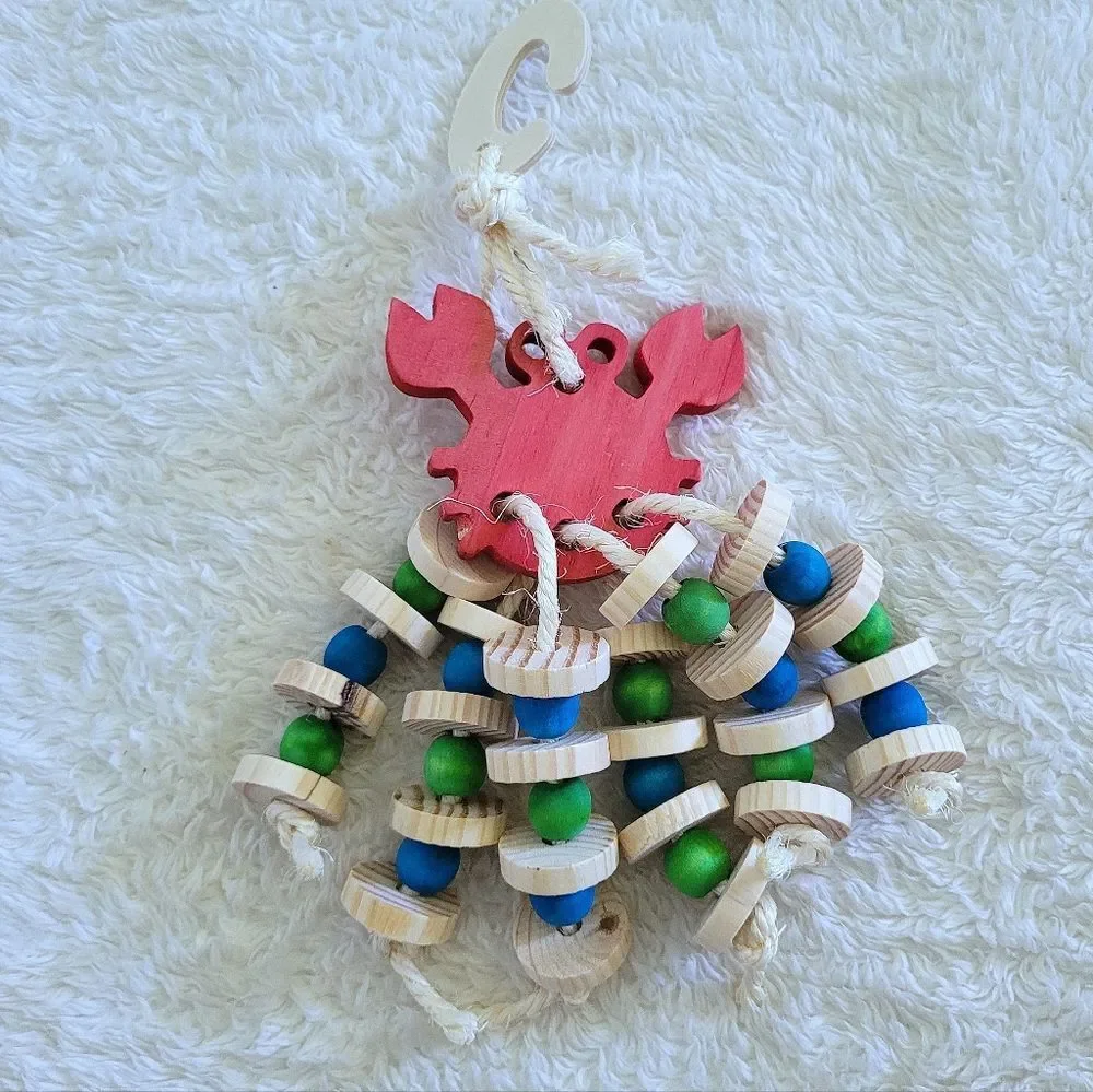 ✨️HP 4X✨️BIRD🐦 Toys For Medium Sized Parrots🦜 (3) and Bird Treats (3)